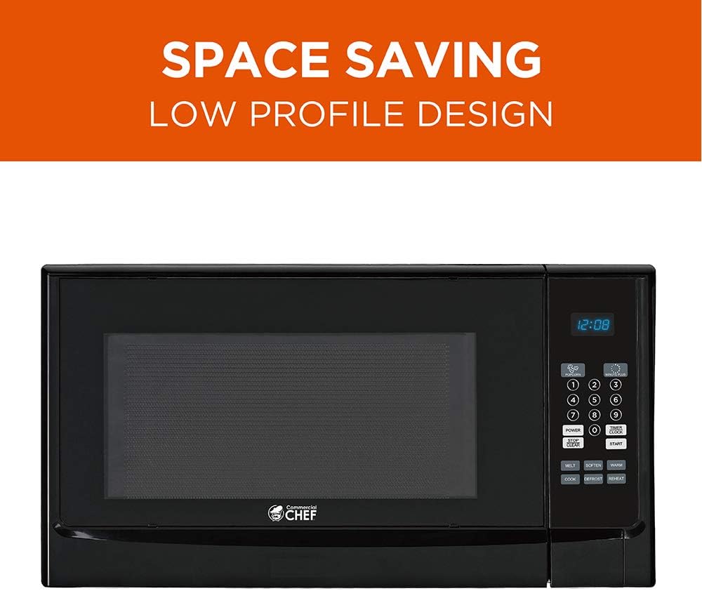 Microondas Comercial 1.4 Pies Cúbicos, 1100W, 10 Niveles