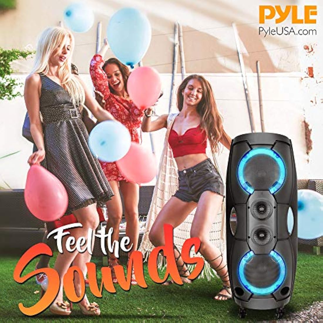 Parlante Portátil con Bluetooth de 1000 W PYLE-PRO PPHP82LB