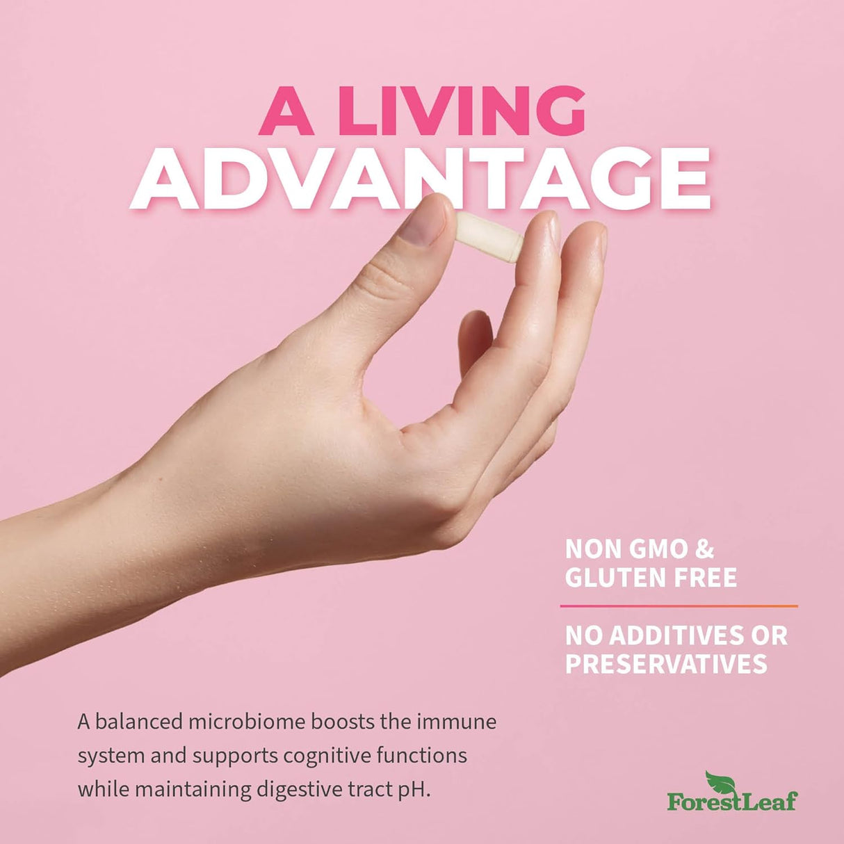 Probiótico para mujer de 50 mil millones de UFC ForestLeaf