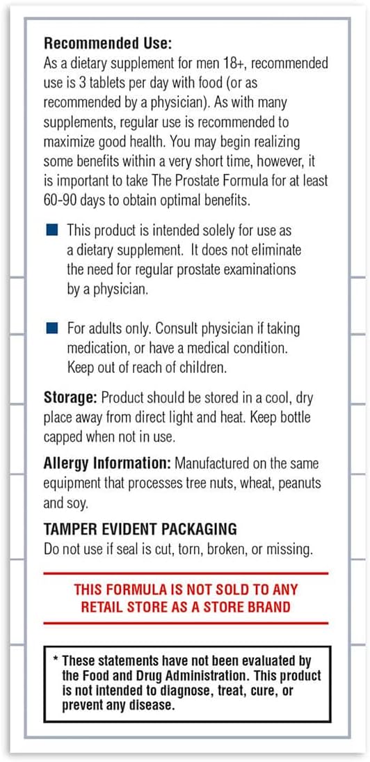 Suplemento La fórmula para la próstata con Saw Palmetto 270