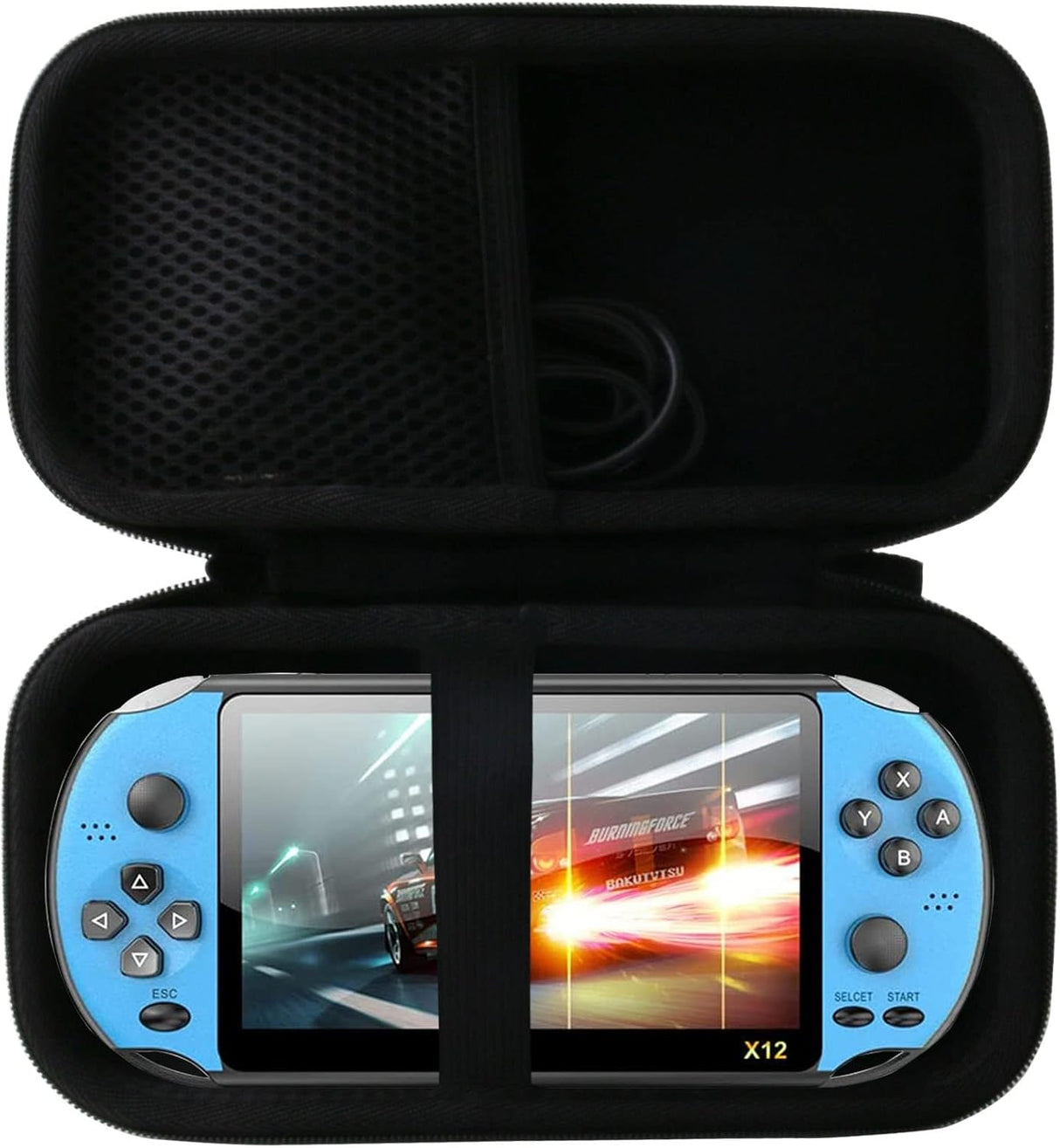 Estuche rígido de transporte para consola de juegos portátil