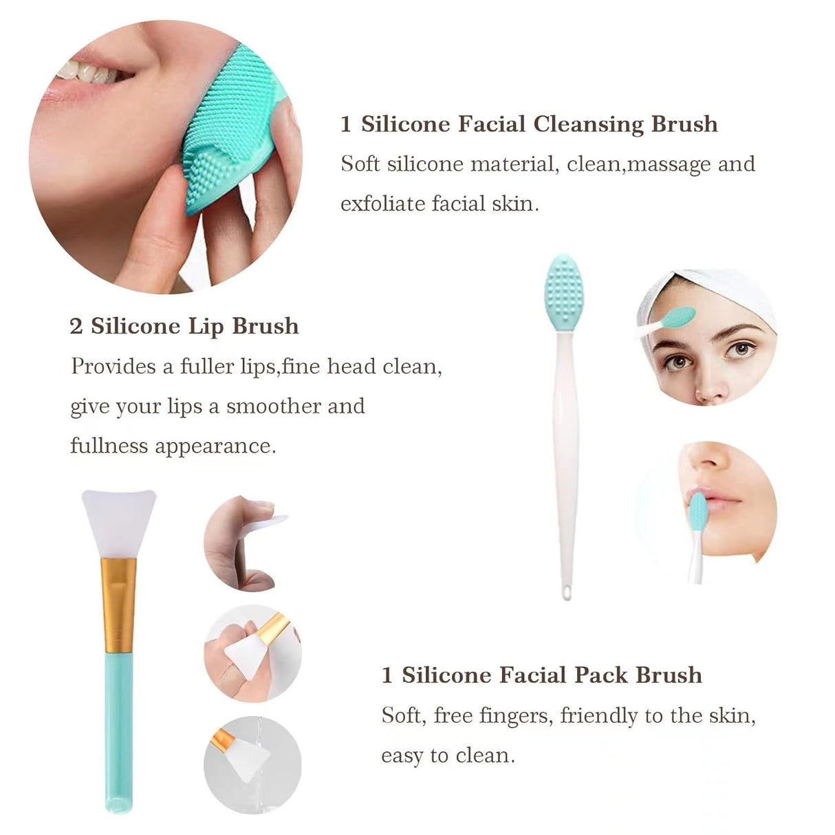 Juego de Pinceles de Maquillaje 22 Piezas, Kit Completo