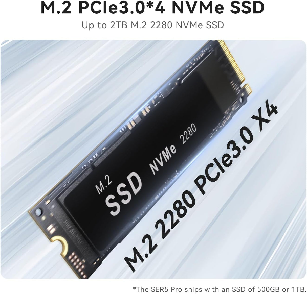 Mini PC AMD Ryzen 7 5700U Triple DisplayWiFi 6/BT5.2/USB3.2