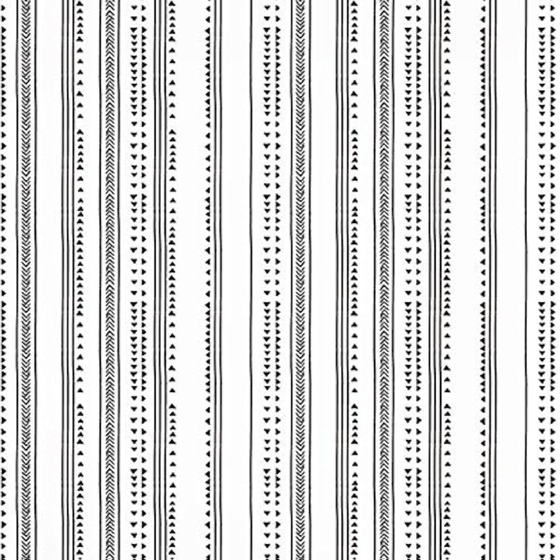 Papel pintado diseño de triángulo negro/blanco (17,7 x 314)