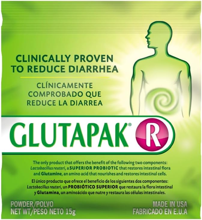 Probioticos R con Glutamina y Lactobacillus Reuteri - 3 Pkt