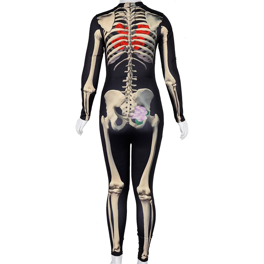 Disfraces de Traje de Halloween de esqueleto talla L