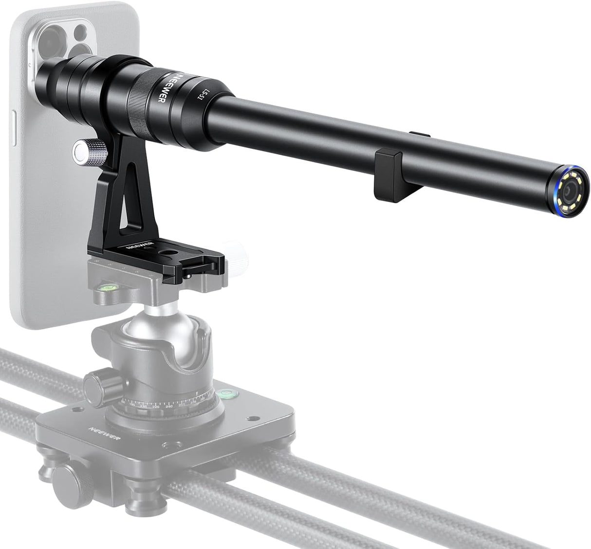 Lente Macro Probe 18mm 2X NEEWER, 17mm para Móvil LS-51