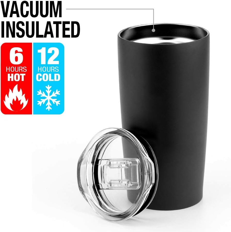 Taza Acero Inoxidable 20 oz Logovision, Aislante y a Prueba de Fugas