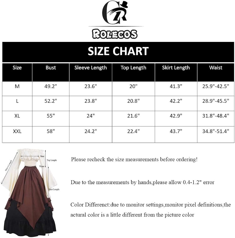 Disfraces de manga de trompeta talla XL
