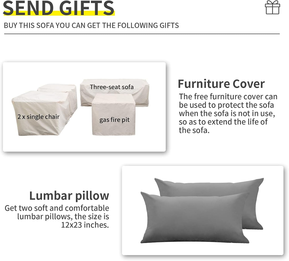 Lviden Juego de muebles de mimbre para patio de 4 piezas, juego de conversación al aire libre, sofá seccional de ratán PE con mesa de almacenamiento y cojines grises