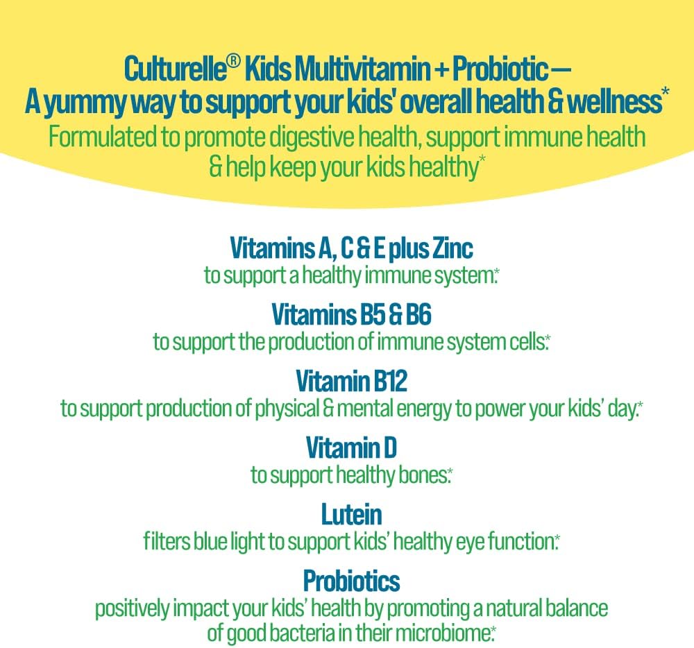 Gomitas Multivitamínicas y Probióticas para Niños