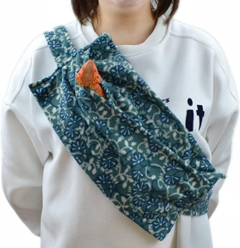 Transportador para Dragón Barbudo, Ajustable, Sling, Flannel