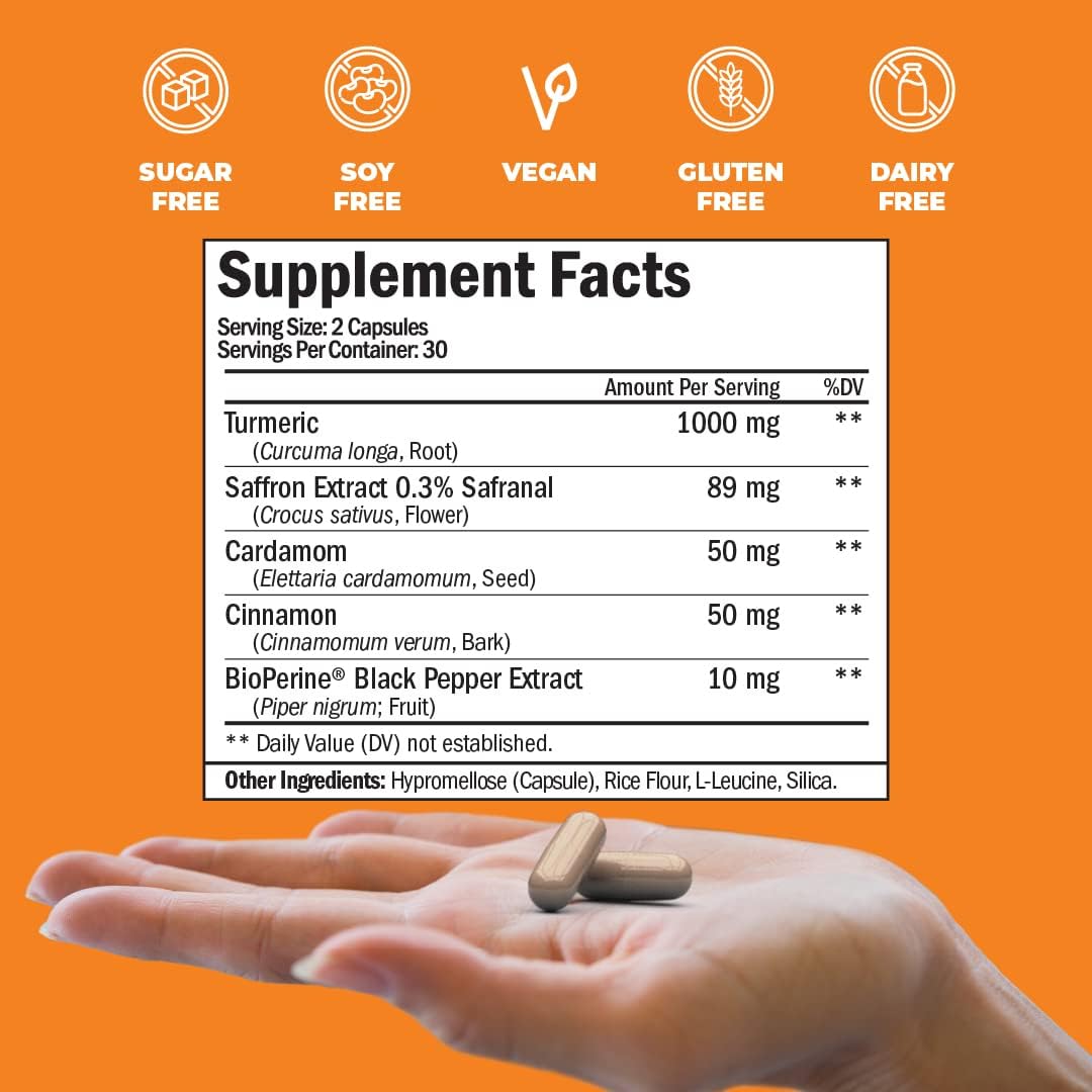 Suplementos Alimenticios Curcumina de cúrcuma