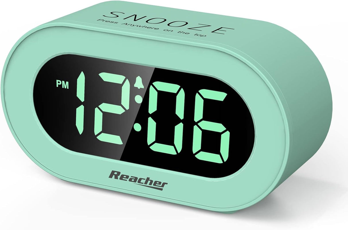 Reloj Despertador Infantil con Luz LED, Dimmer, Snooze, Pequeño
