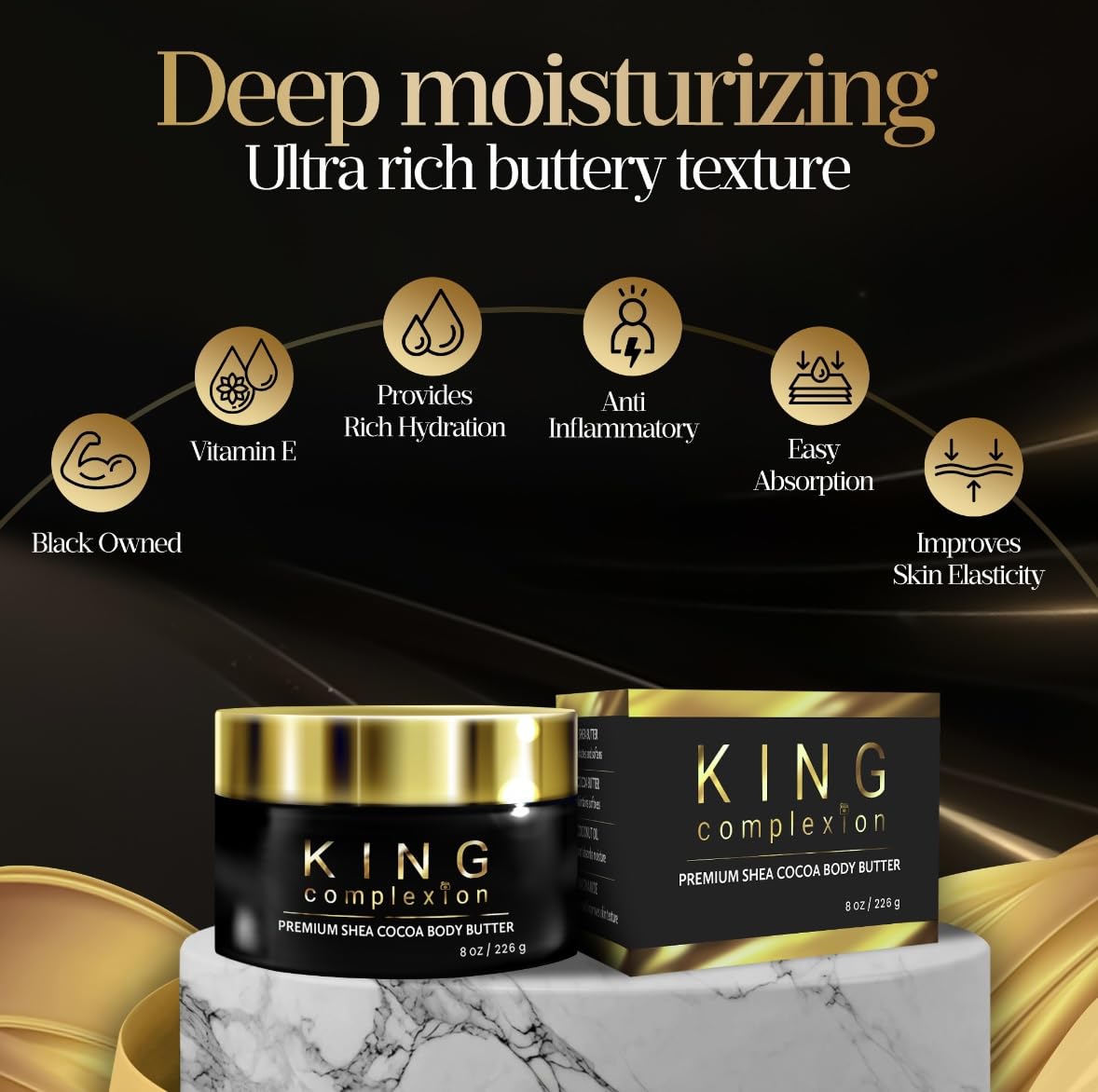 Manteca Corporal Premium Shea Cocoa para Piel con Melanina