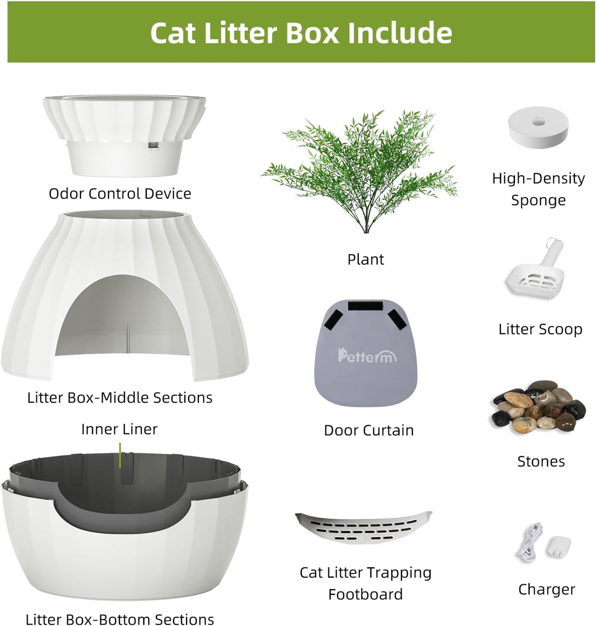 Caja de arena para plantas mejorada Petterm