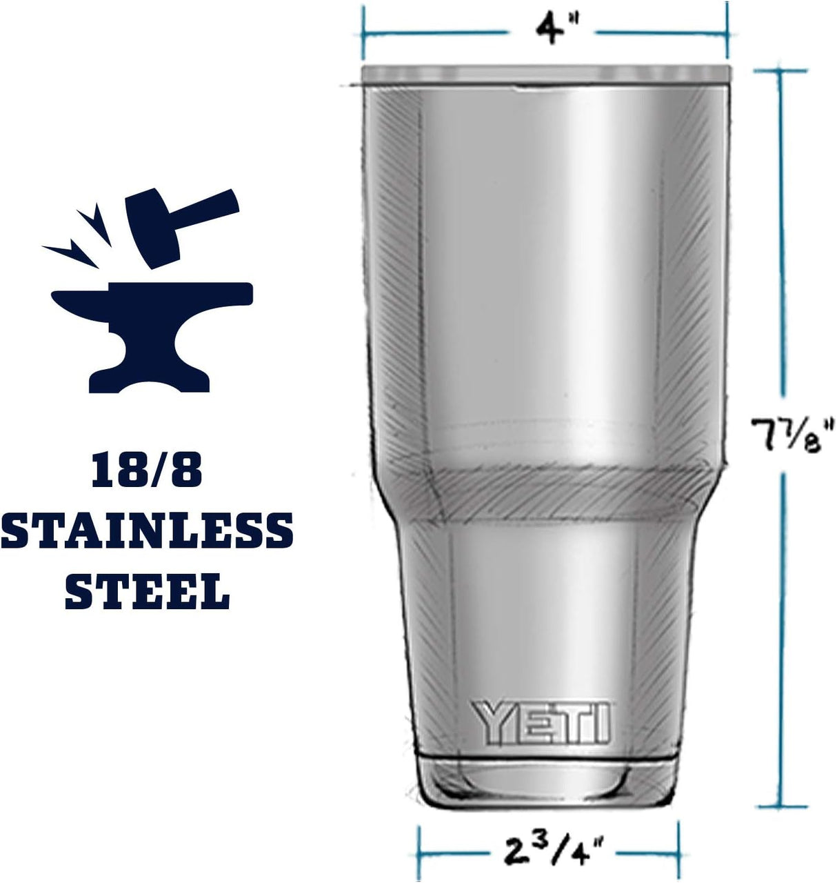 Taza YETI 30 oz Acero Inoxidable con tapa MagSlider