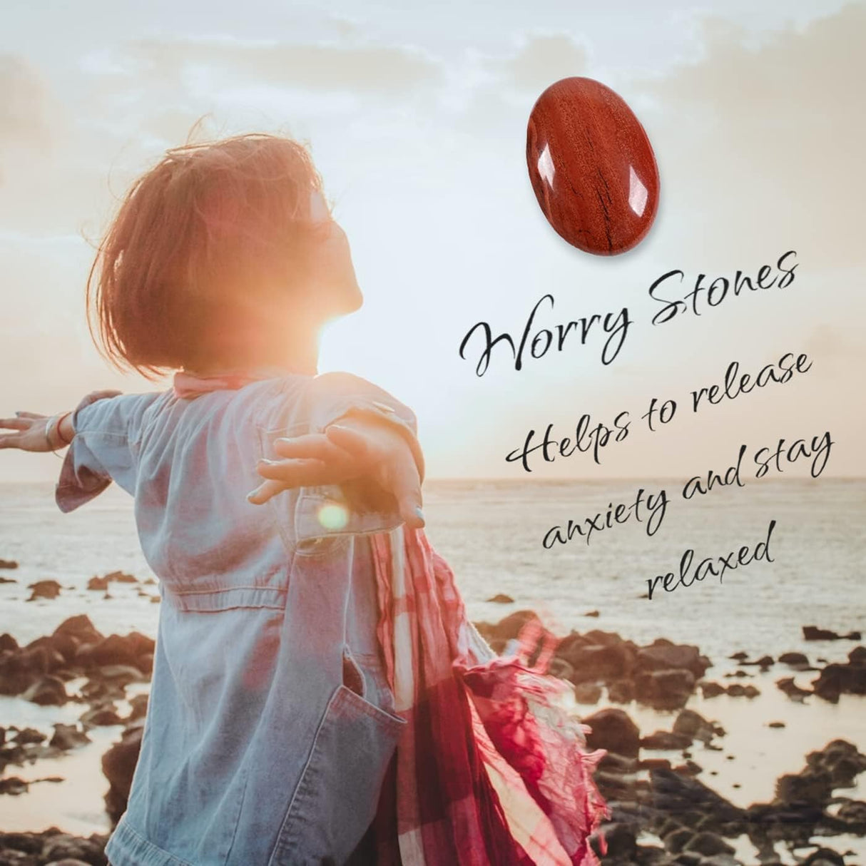 Cristales curativos de 2.4in ,terapia de equilibrio de energía