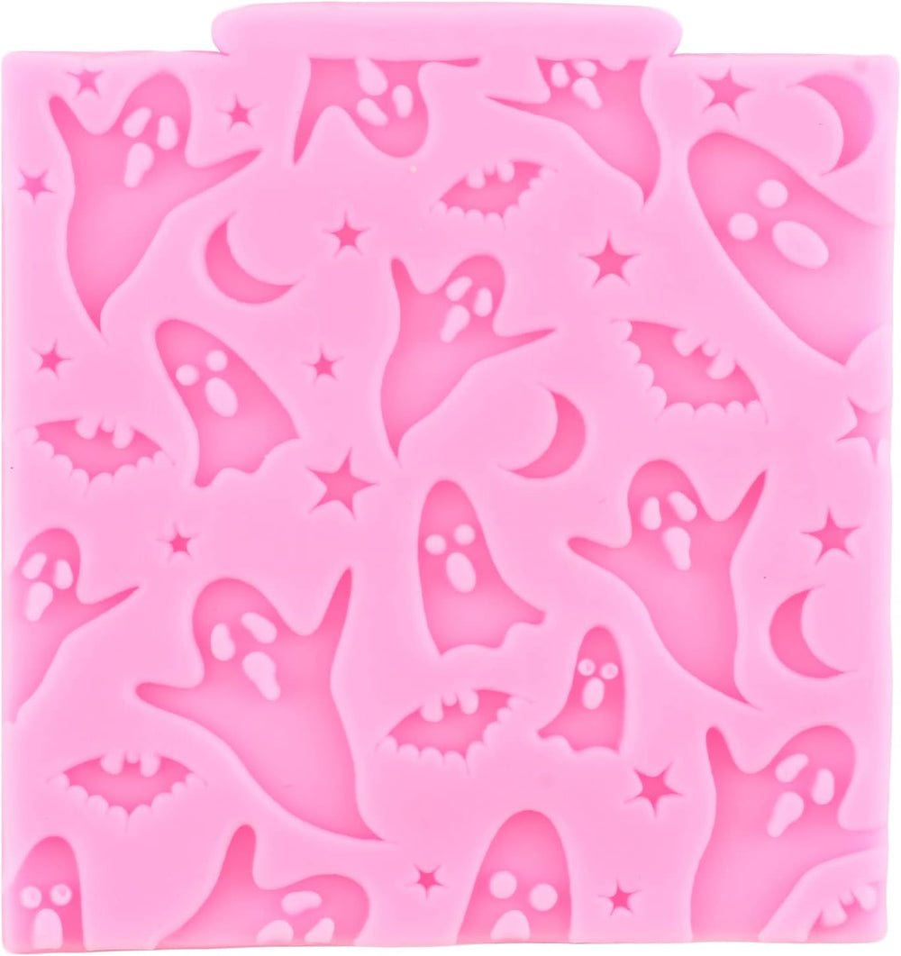 Molde Silicona Halloween Zixiang, 8 Piezas, Calabaza y Fantasmas