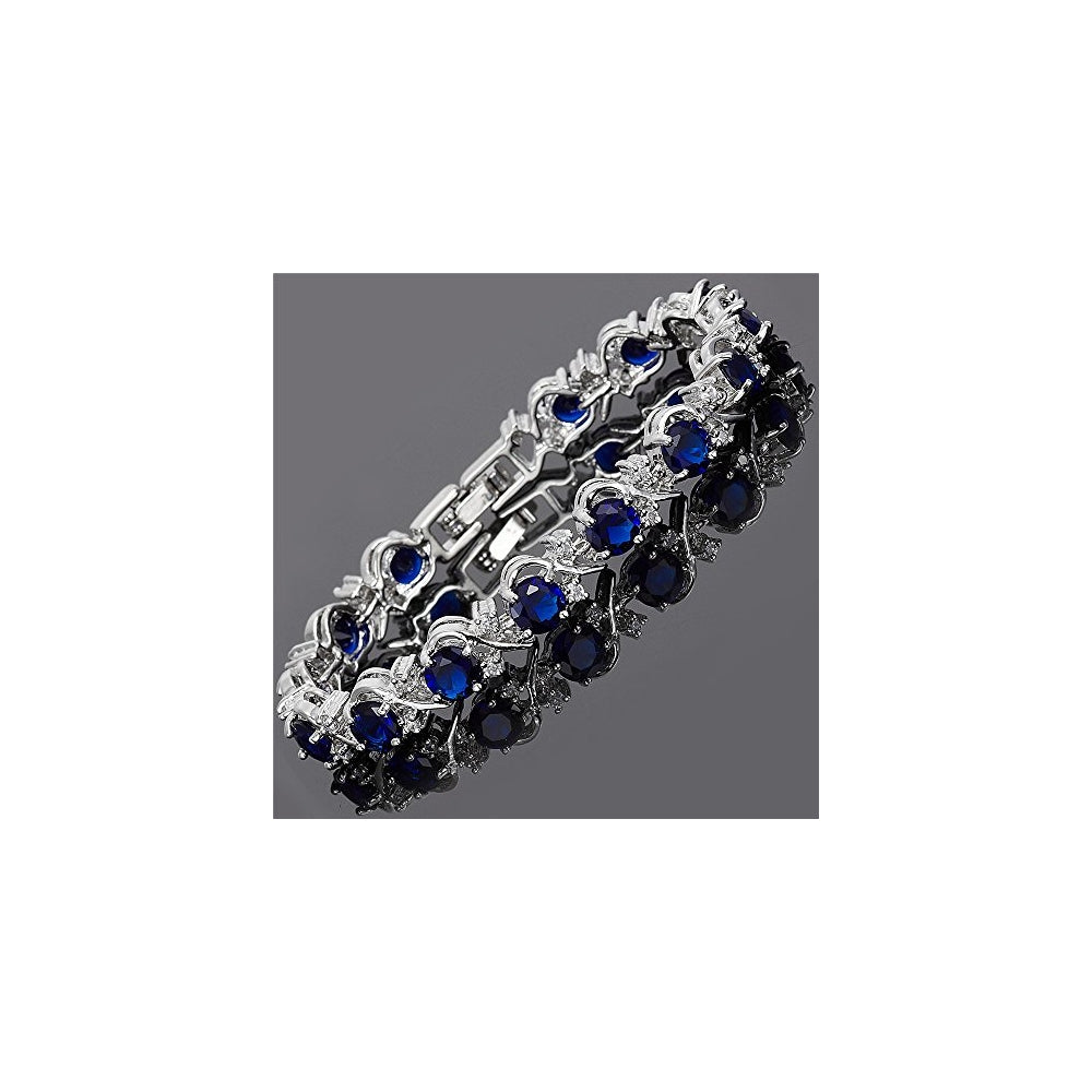 Pulseras y tobilleras de tenis y circonita cúbica