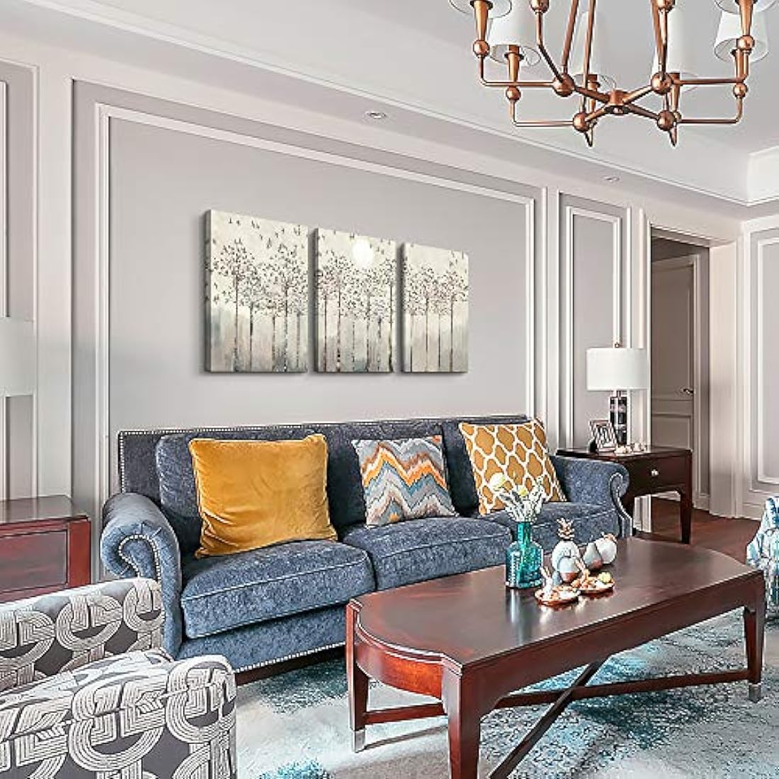 Lienzo decorativo de pared para sala de estar, baño,