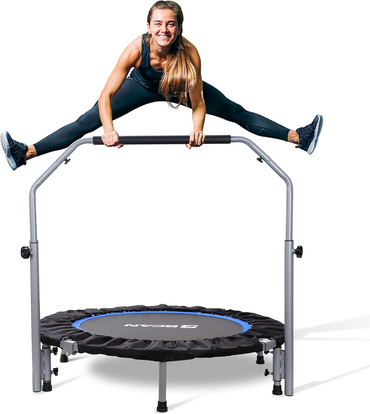 Trampolín Plegable BCAN 40/48 330/440lbs con Manillar Ajustable