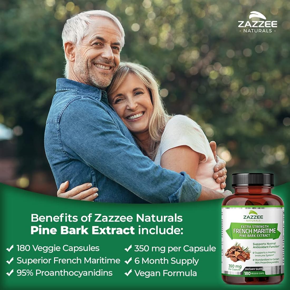 Suplementos Alimenticios Extrafuerte de corteza de pino