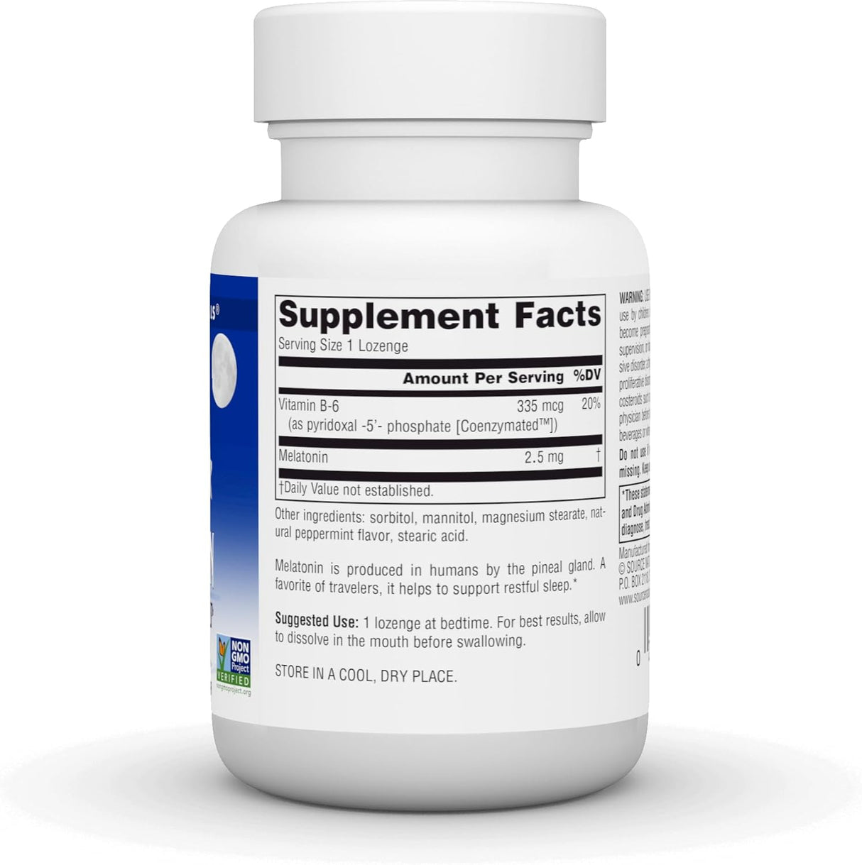 Source Naturals ayuda a promover el sueño* 2.5 mg 60 unidad