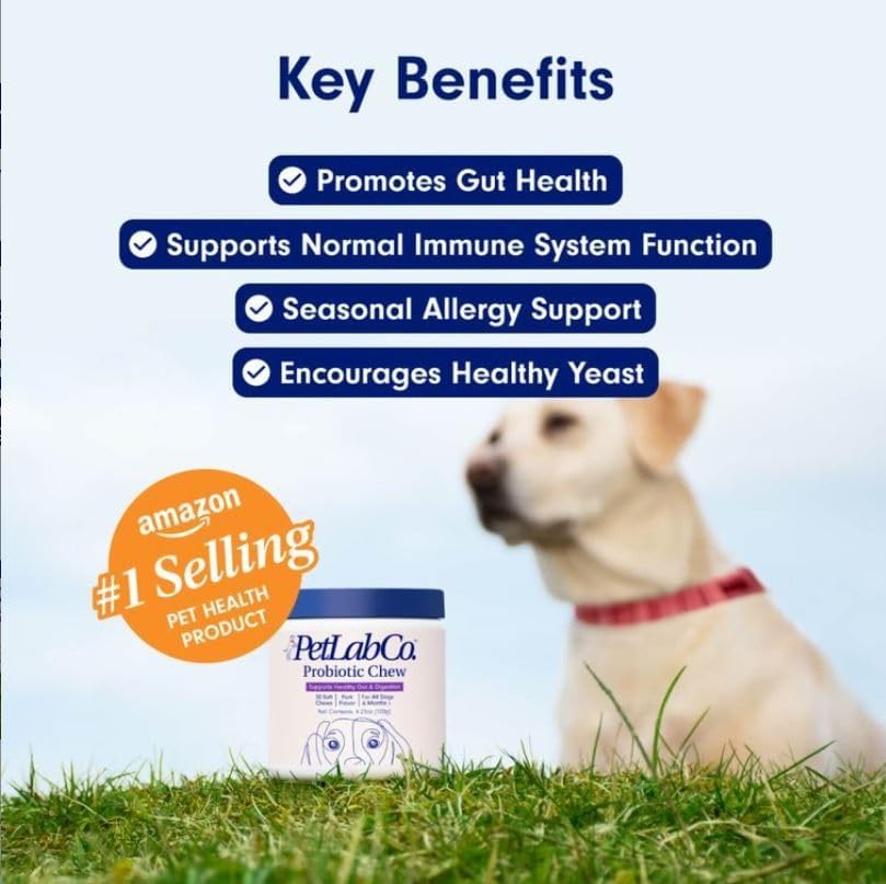 Probioticos para Perros PetLab Co., Salud Digestiva 30 Chews