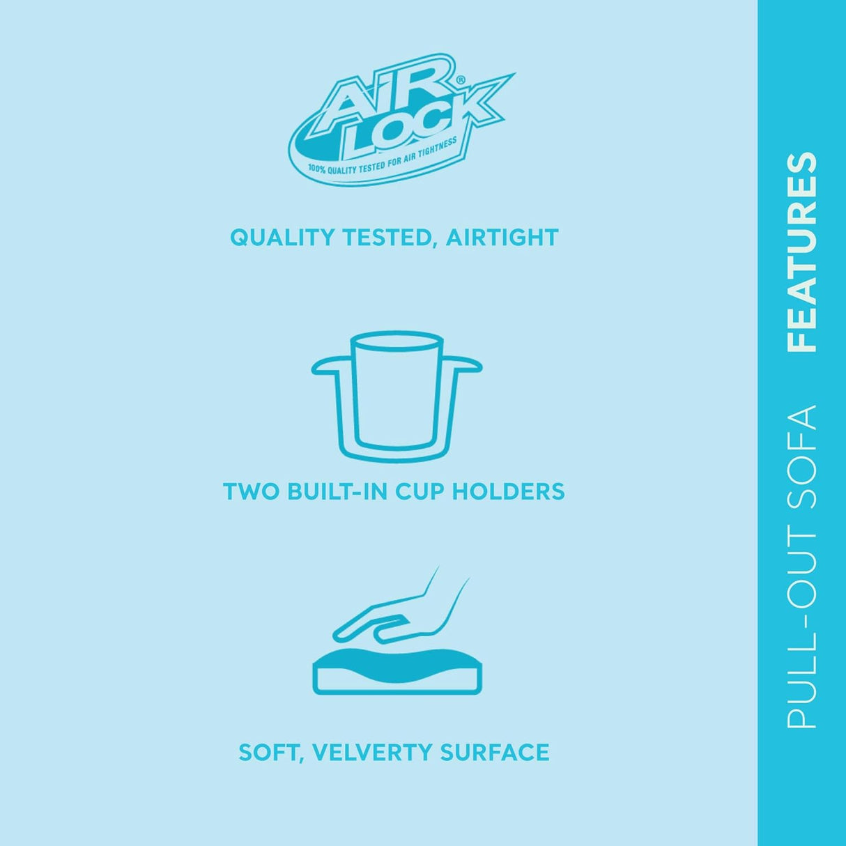 Sofá Inflable Intex 66552EP con portavasos y superficie suave