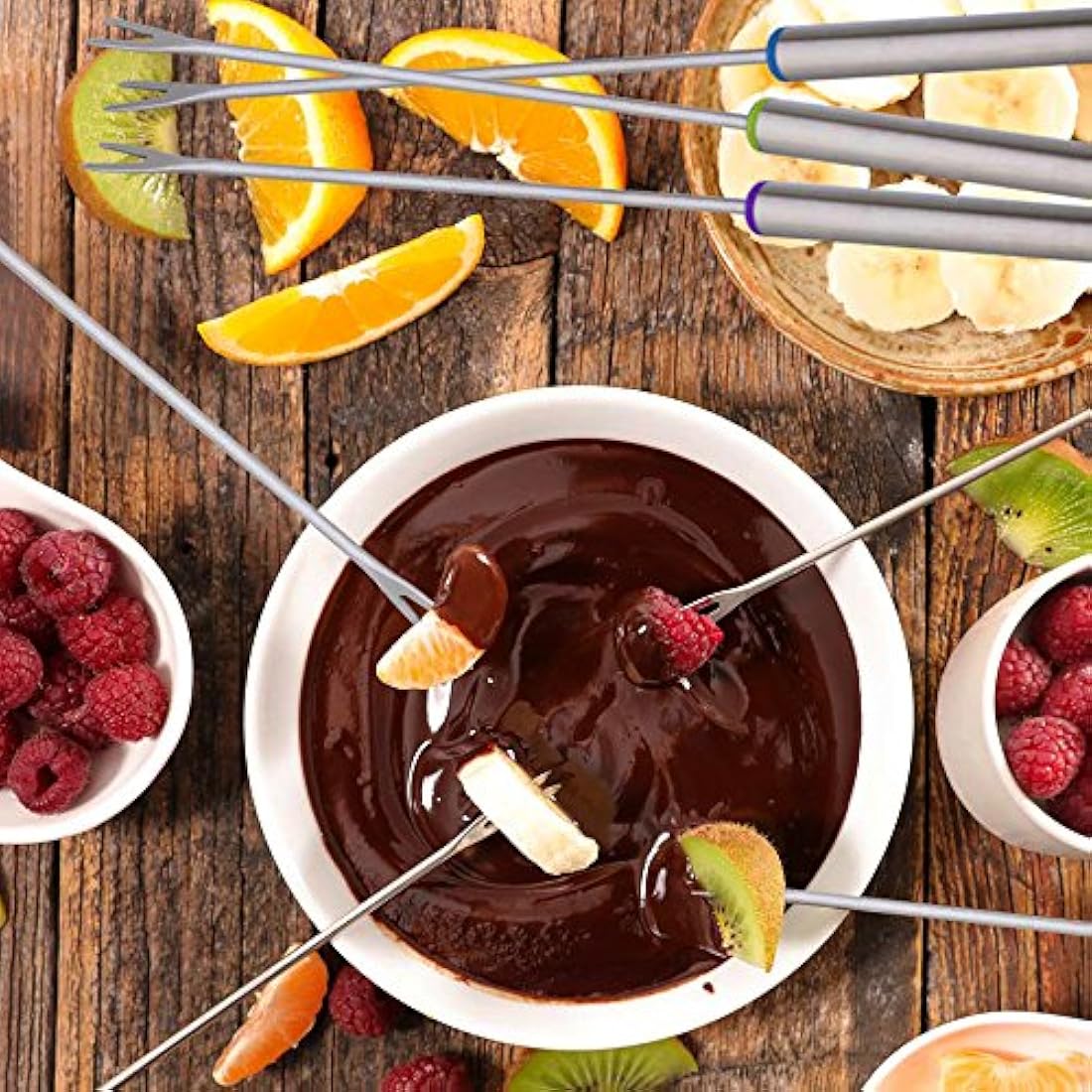 Fondue de varas de Acero Inoxidable NUTRICHEF PRTPKFONDSTK12