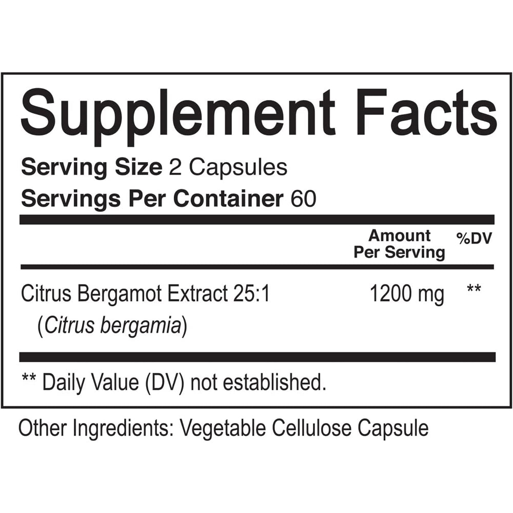 Suplementos Alimenticios Bergamia cítrica