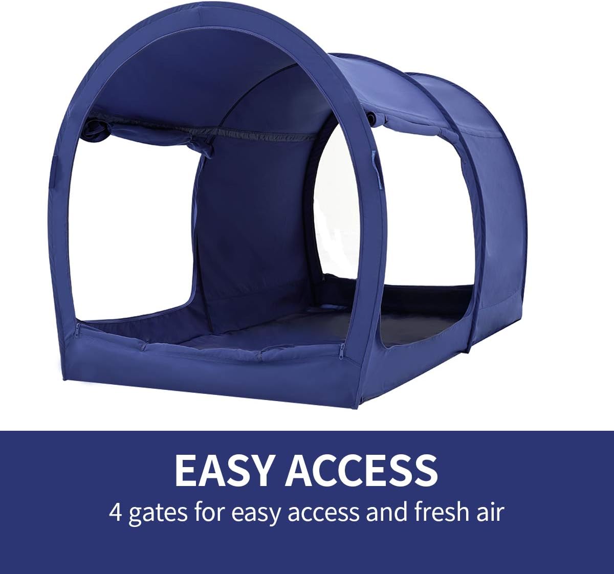 Tienda de campaña  dosel para cama tamaño completo portátil