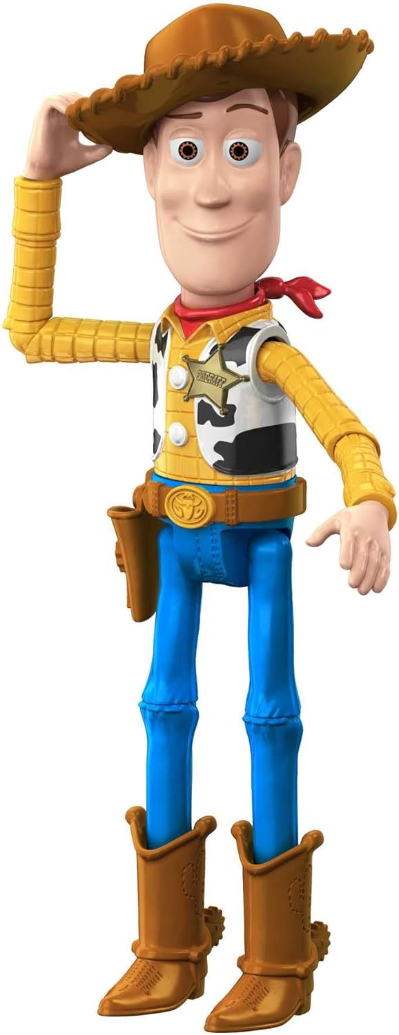 Figura de acción Toy Story Mattel Disney Pixar Woody con sombrero 9.2
