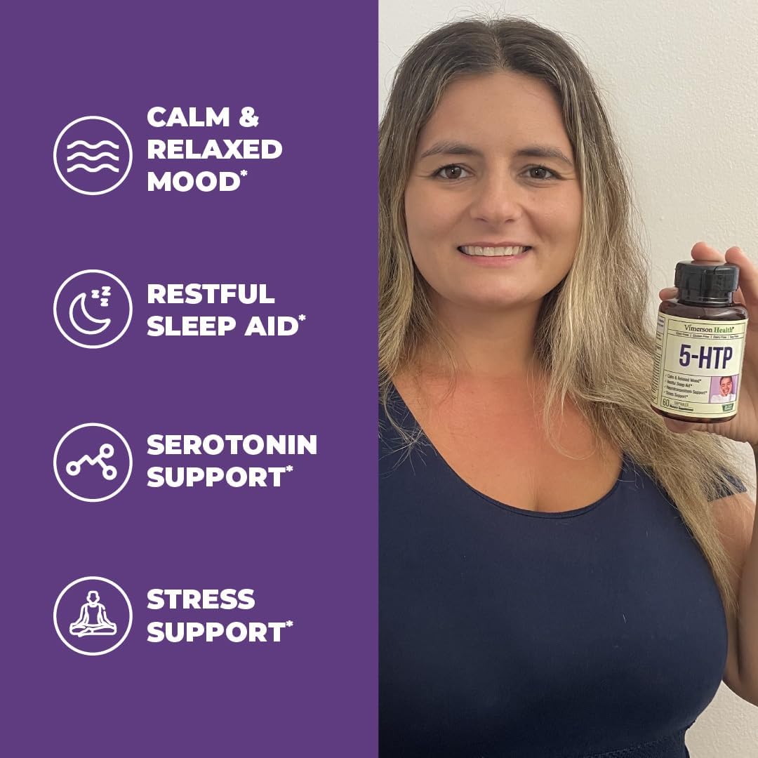 Suplementos de serotonina 5HTP para mujeres y hombres