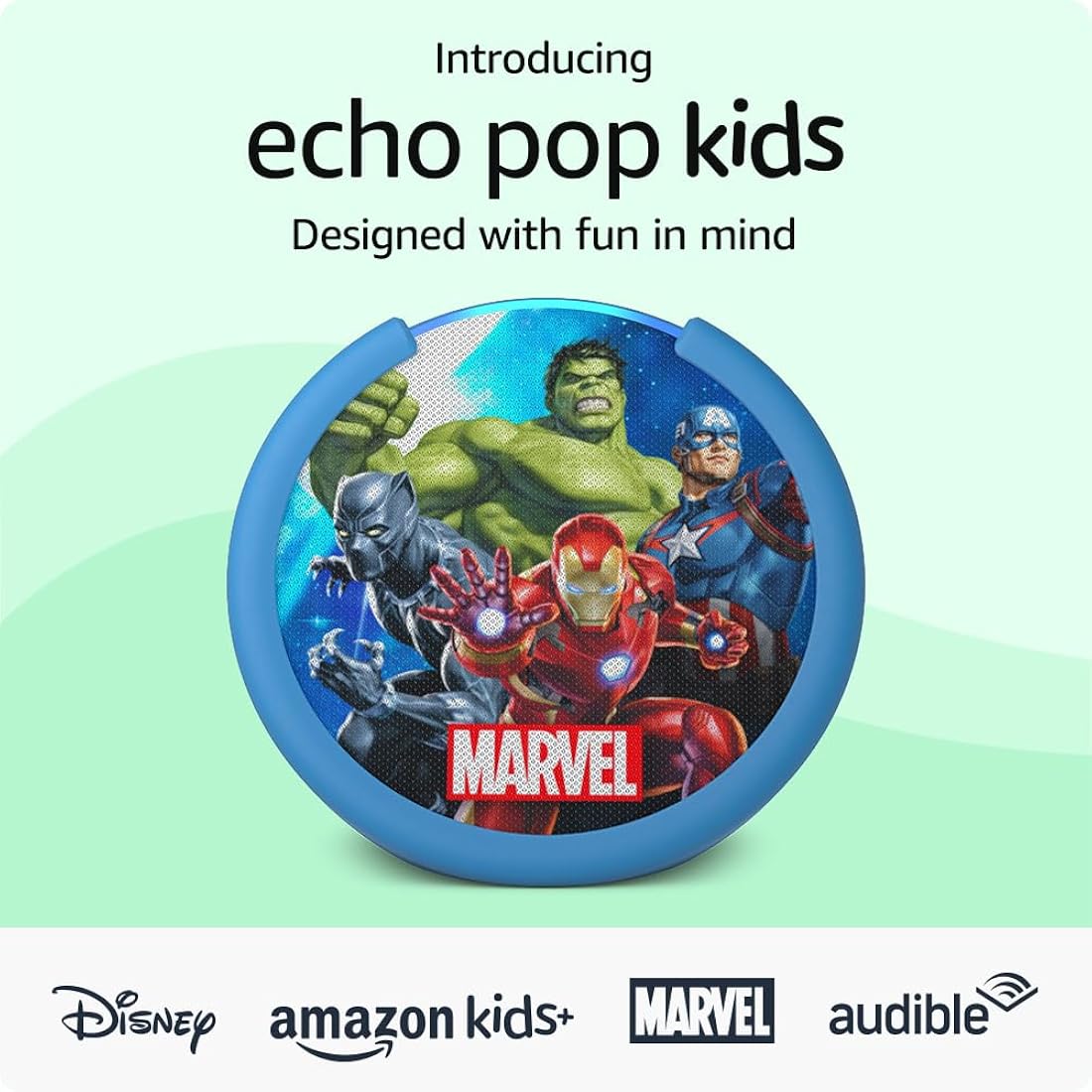 Echo Pop Kids (1.ª generación, modelo de 2023). Marvel
