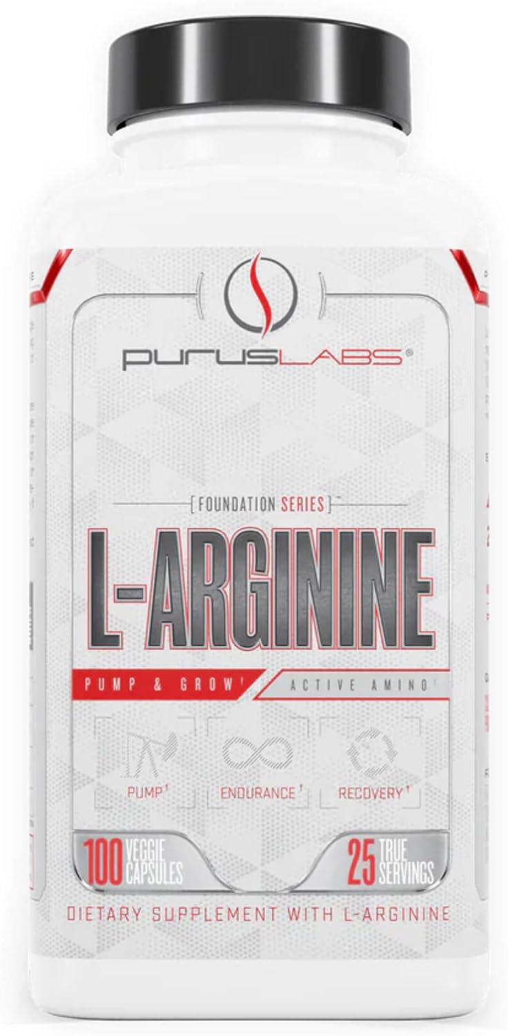 Purus Labs Aminoácido activo de L-arginina Resistencia 100un