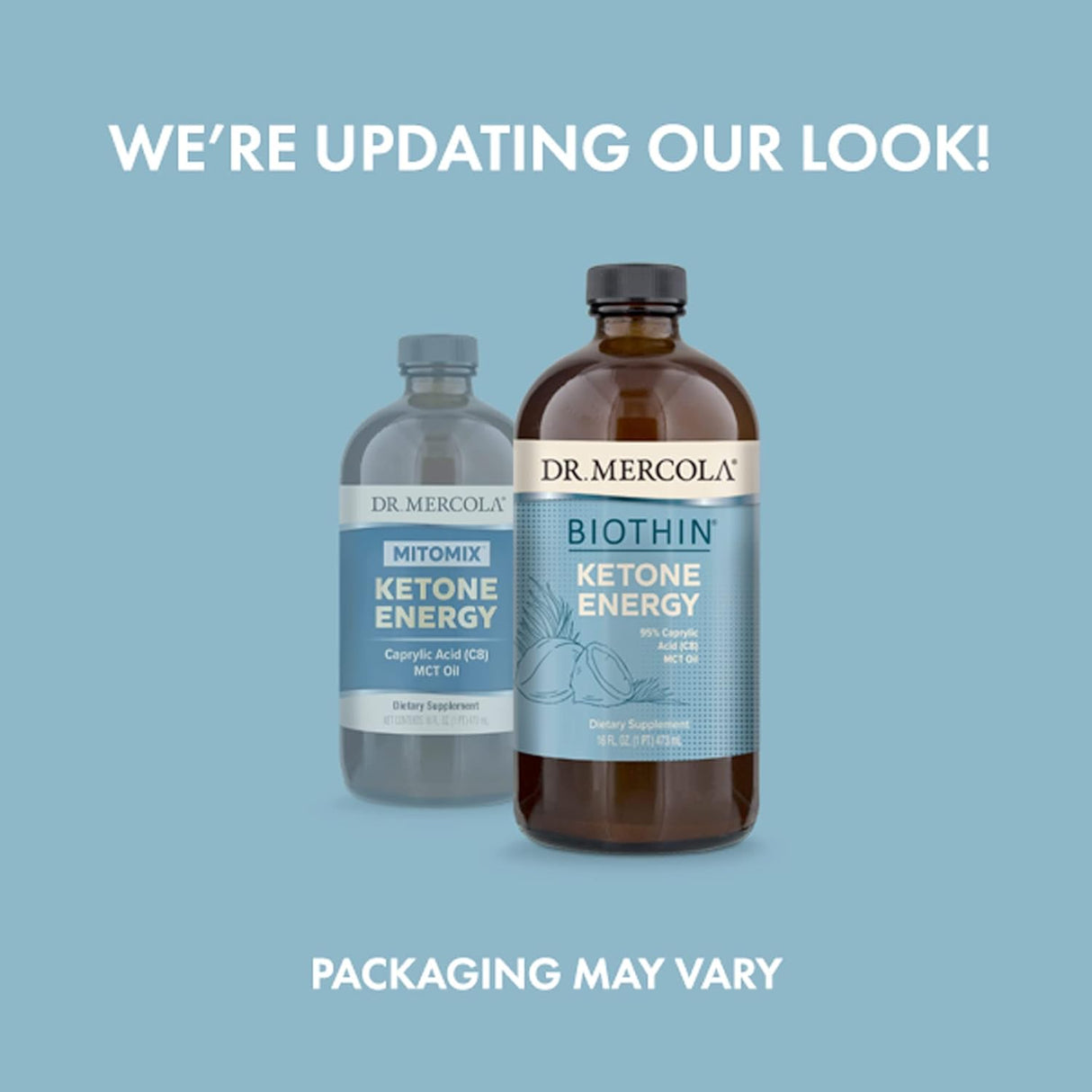 Suplemento Biothin Ketone Energy Aceite MCT ácido caprílico