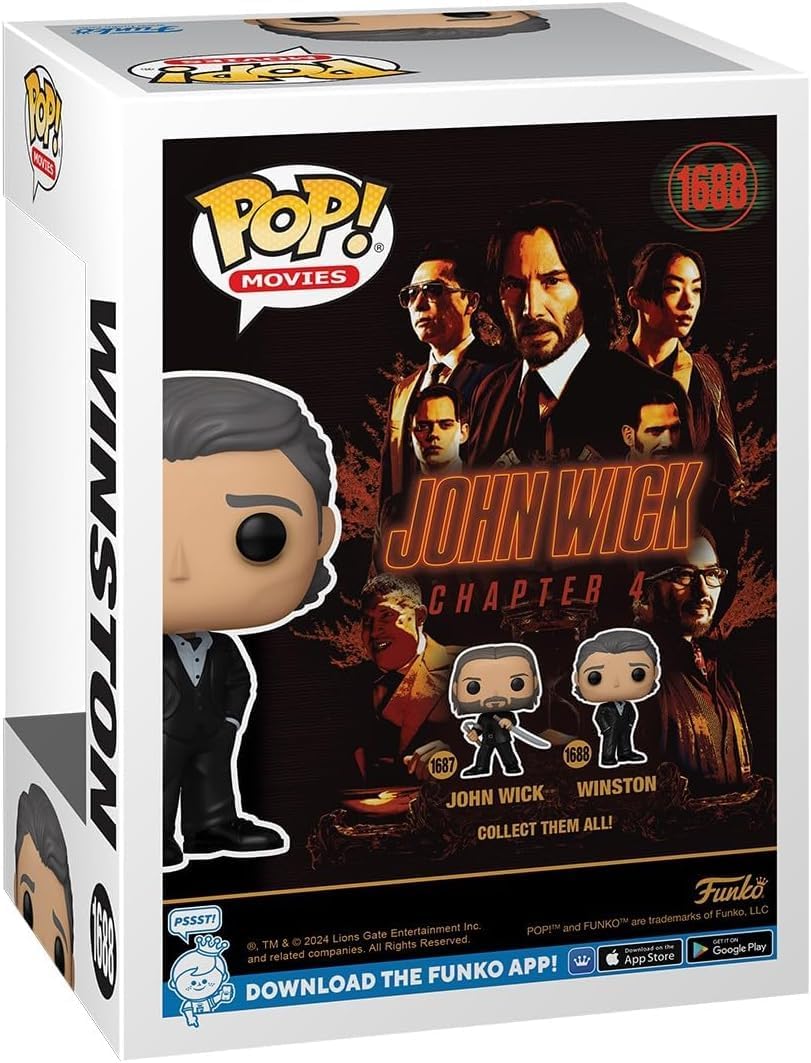 Figura Funko Vinyl Winston de John Wick 4 con protector 3.75