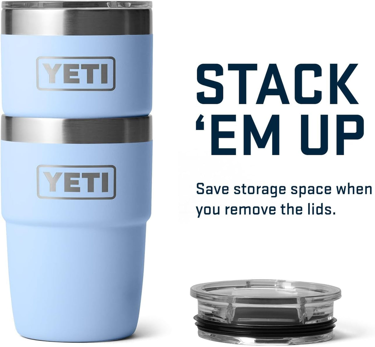 Taza de Espresso YETI 8 oz Acero Inoxidable Aislada con Tapa