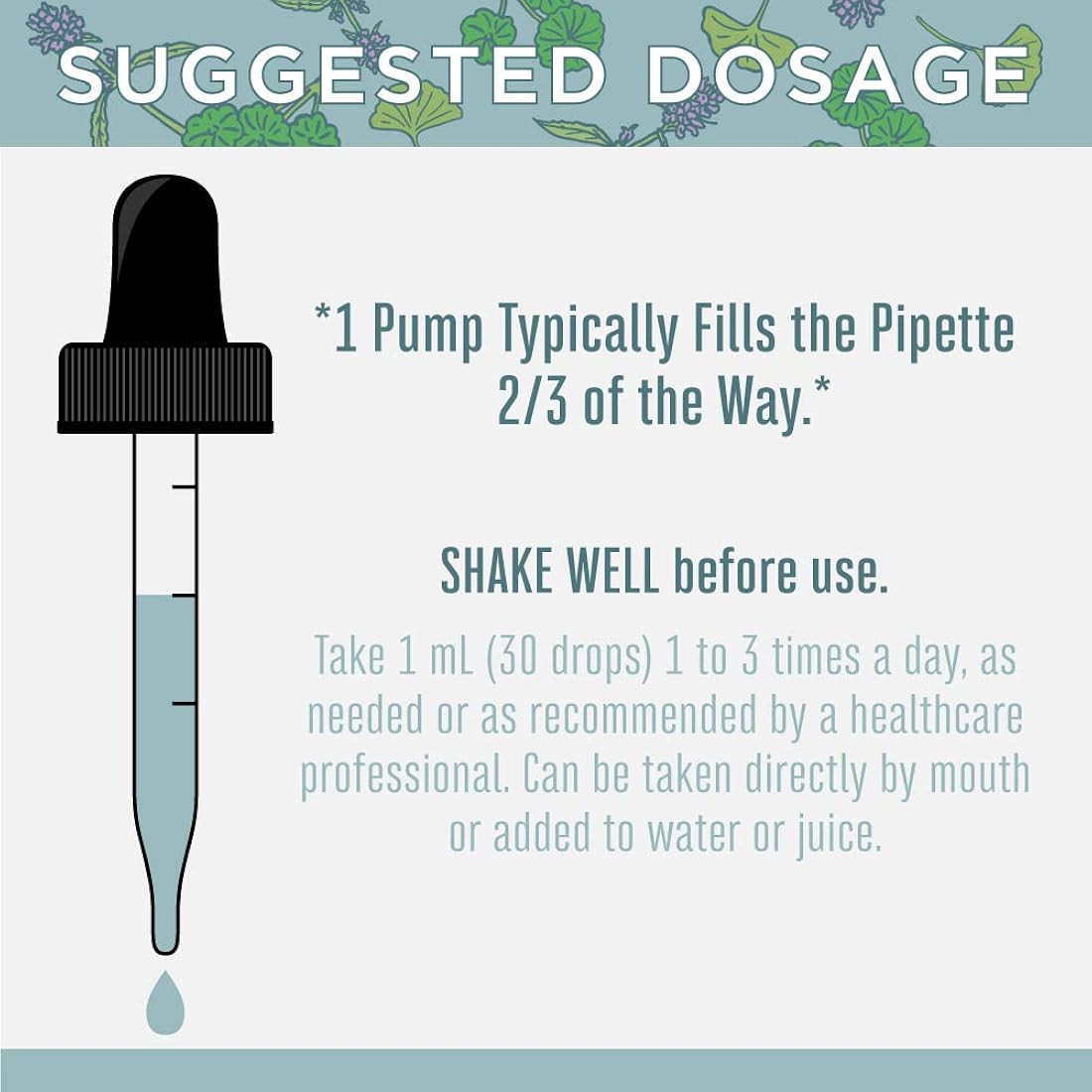 Suplemento de enfoque nootrópico para adultos orgánico 30ml