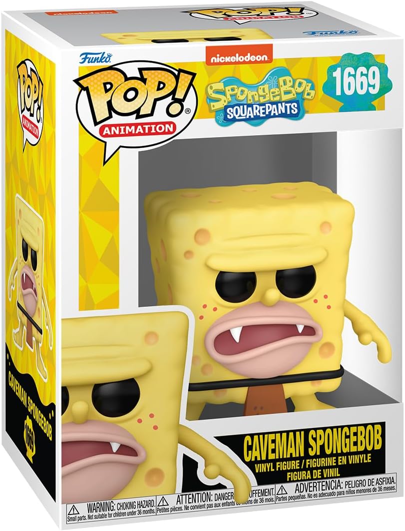 Funko Pop! Spongebob: Cavernícola - 25 Aniversario Spongebob