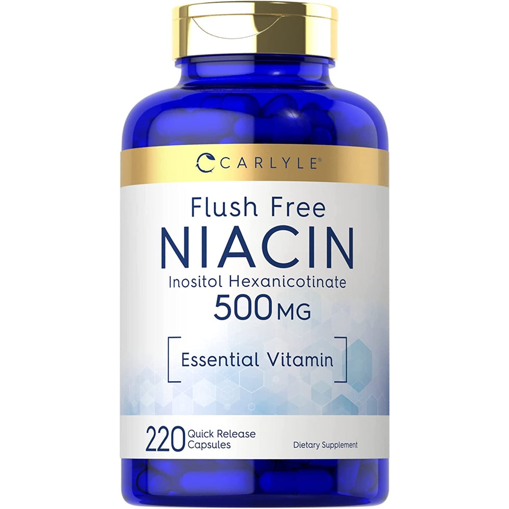 Suplemento Niacina Flush Free 500mg 220cap sin OMG sin glut