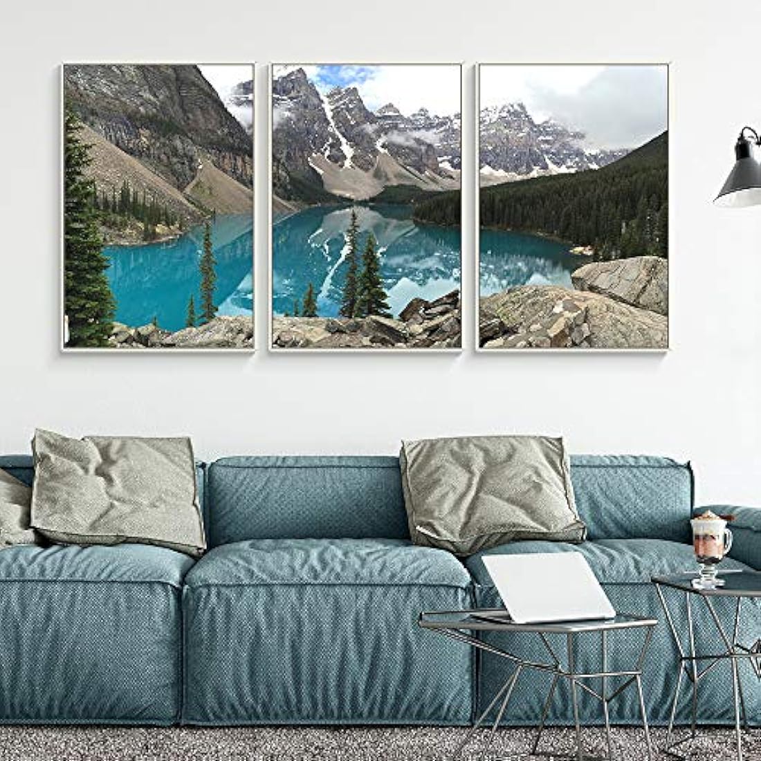 wall26 - Lienzo de pared flotante enmarcado para sala