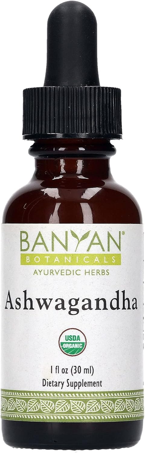 Extracto Orgánico de Ashwagandha, Banyan Botanicals, 1 fl oz