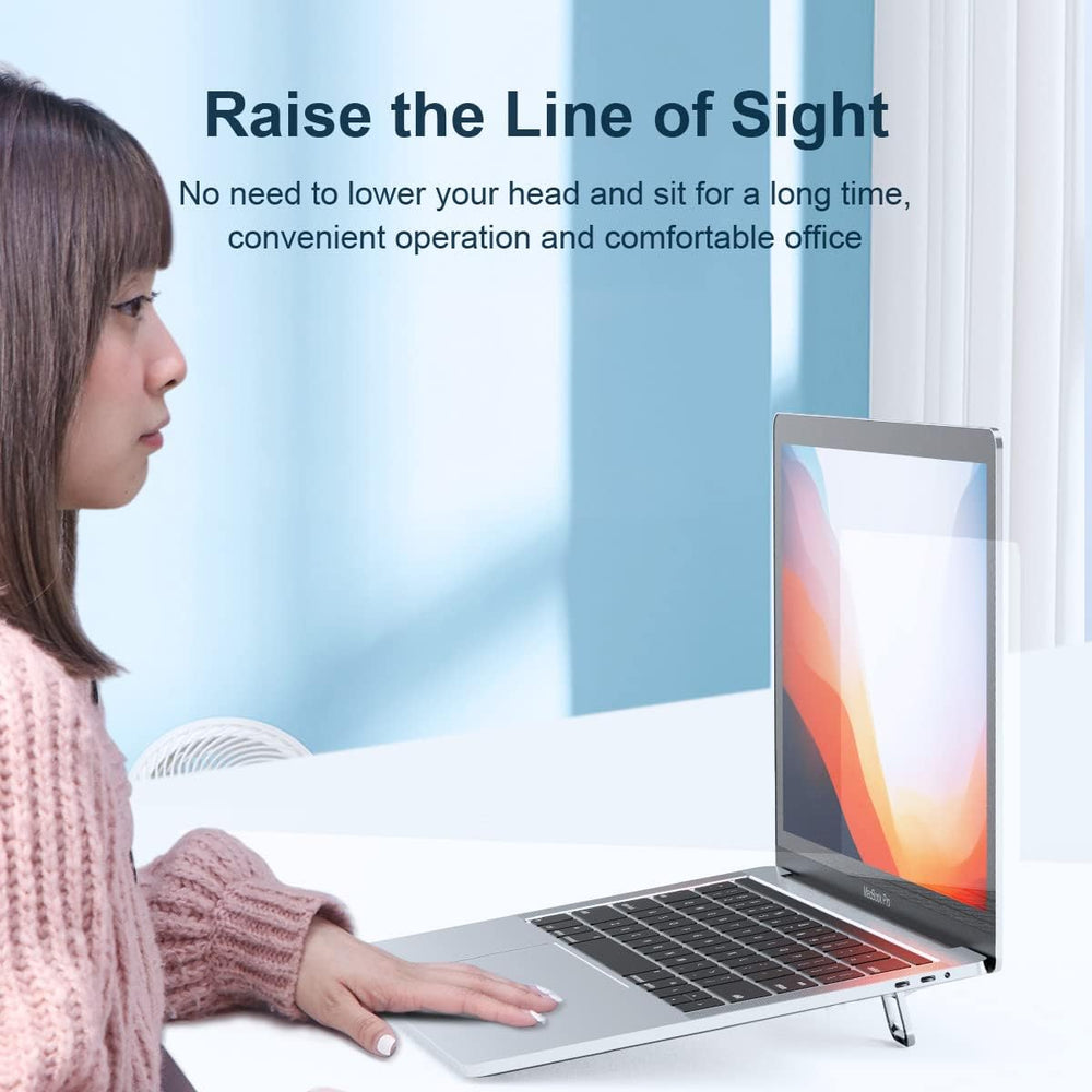 Hagibis Soporte para laptop de altura ajustable