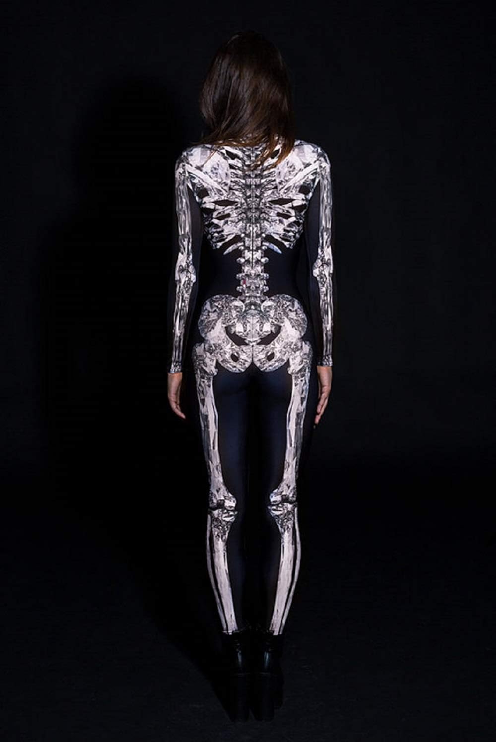 Disfraces de Halloween de esqueleto talla L blanco