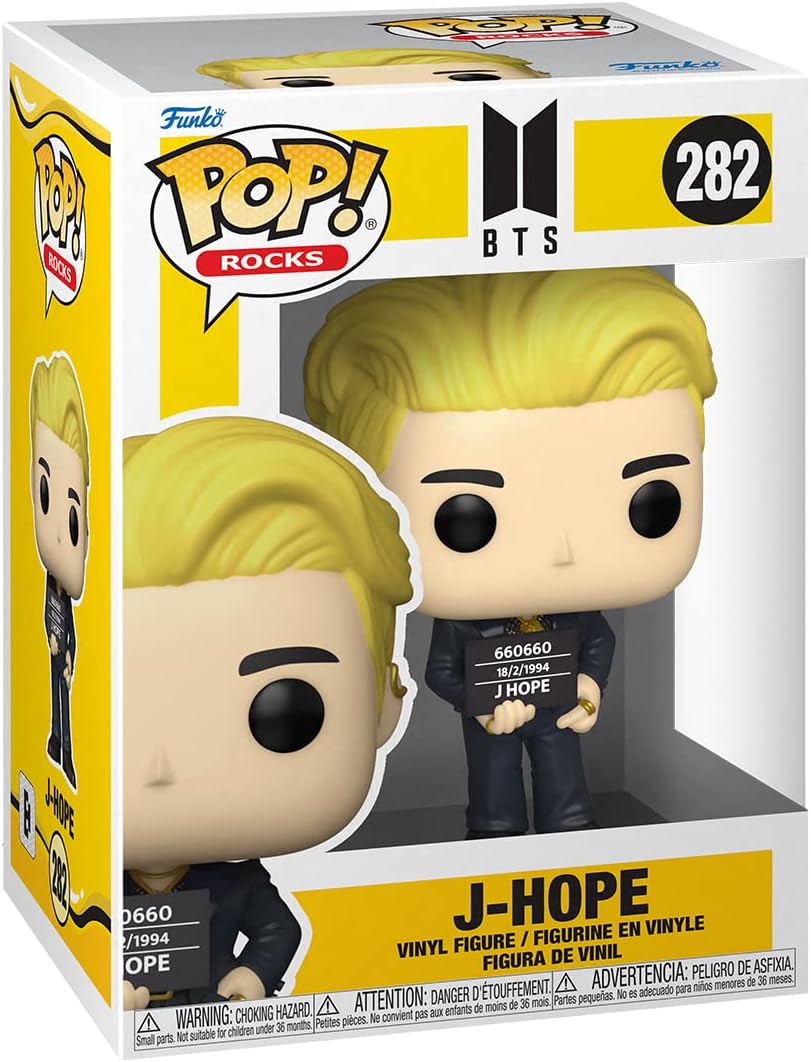 Funko Pop! Rocks: BTS - J-Hope, figura de colección de J-Hope
