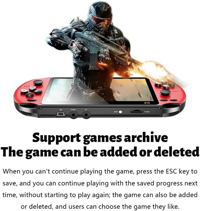 Nueva consola de videojuegos retro CZT de 5.1 pulgadas