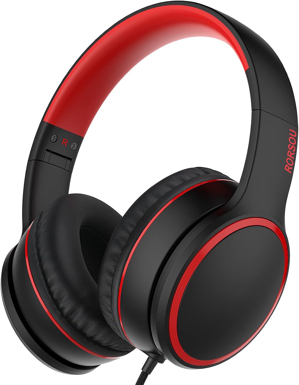 Auriculares RORSOU R10 con micrófono, ligeros y plegables